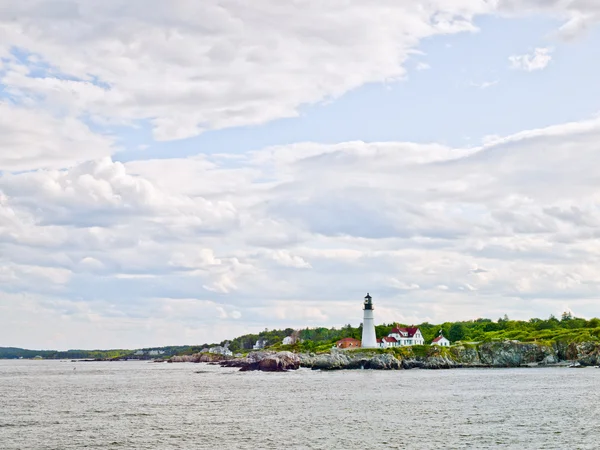 Lighthouse and Cloudy Sky — Stock Photo, Image