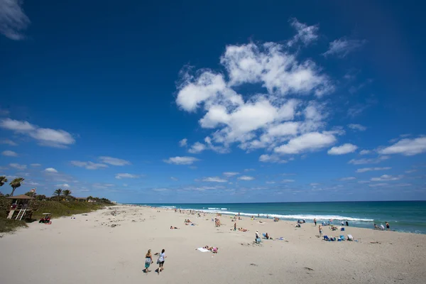 Geniş shot Beach — Stok fotoğraf