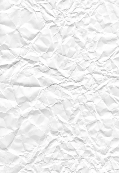 White crumpled paper — Stock Photo, Image