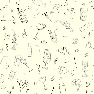 alkol arka planda kesintisiz