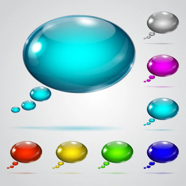 Burbujas del habla — Archivo Imágenes Vectoriales