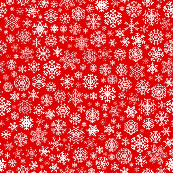 Рождественский бесшовный узор из снежинки — стоковый вектор