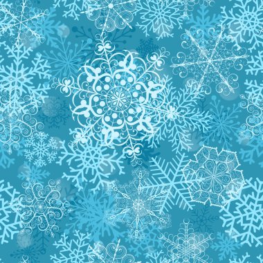 Kar taneleriyle kusursuz bir Noel deseni