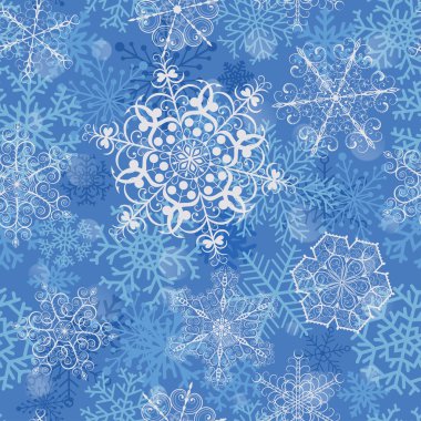 Kar taneleriyle kusursuz bir Noel deseni