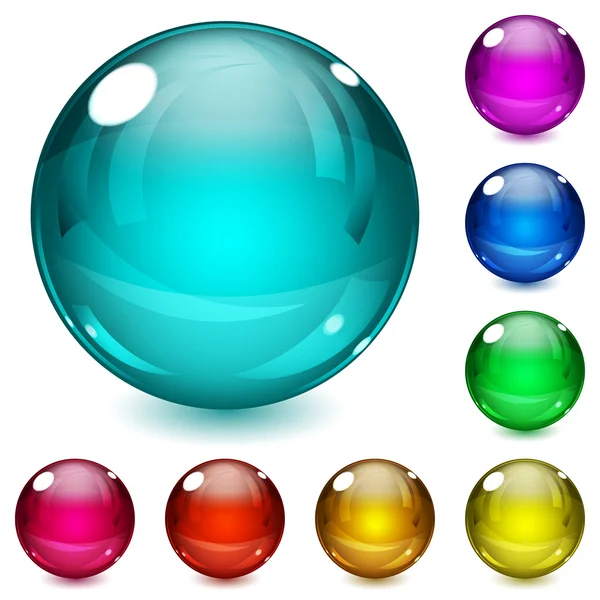 Multicolored spheres — Stock Vector