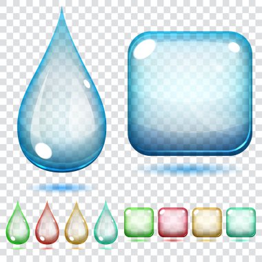 şeffaf cam şekilleri