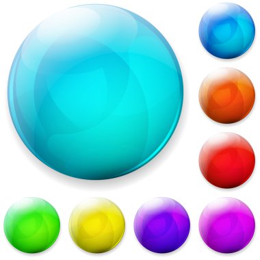 çok renkli düğmeler