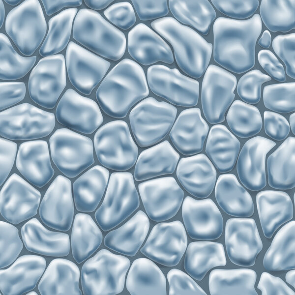 Seamless pattern of stones