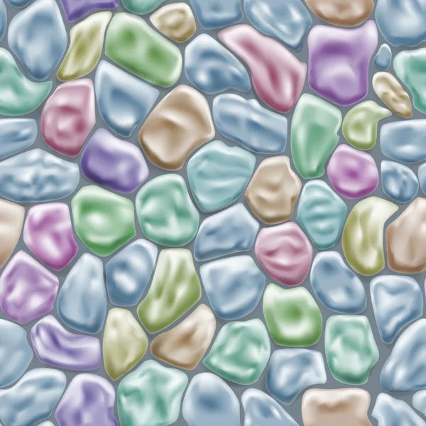 Seamless pattern of stones — Stock Vector