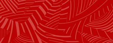 Kırmızı renkli çizgi gruplarının soyut arkaplanı