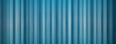 Farklı genişlikte mavi renklerde parlak dikey çizgilerin soyut çizgili arkaplanı