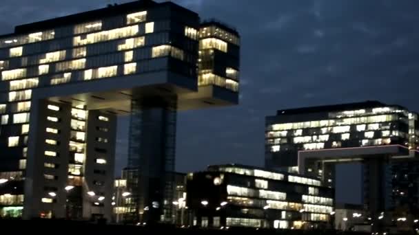 Kölner Stadt-Anzeiger - Rheinpanorama — Stockvideo