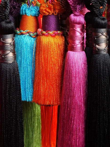 Different colours in threads — Stock Photo, Image