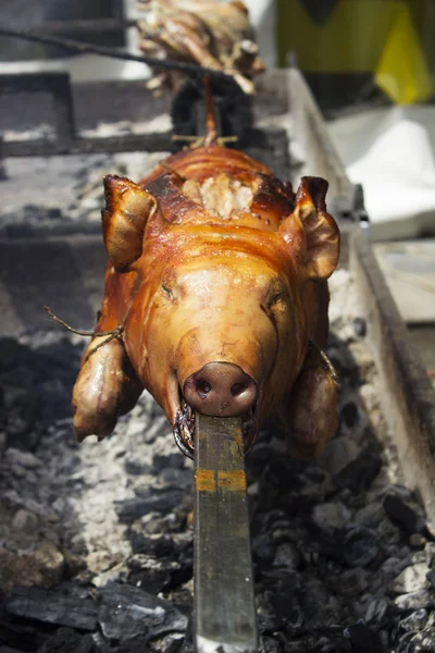 Griller la viande — Photo