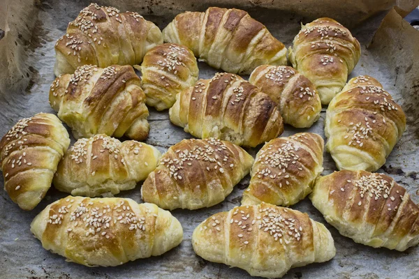 Croissant rulouri — Fotografie, imagine de stoc