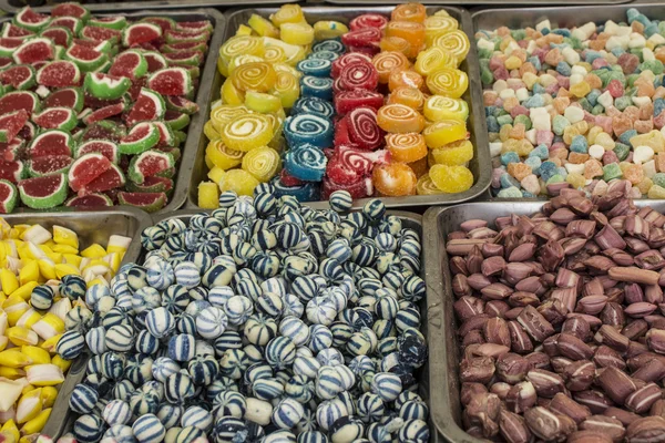 Doces no mercado — Fotografia de Stock