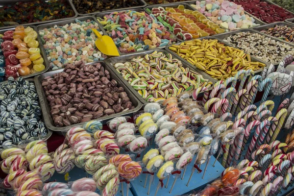 Cukierki na rynku — Zdjęcie stockowe