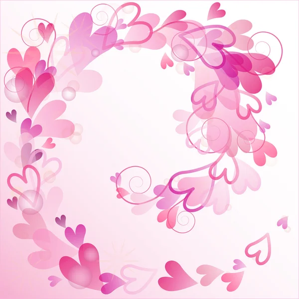 Hearts background — Stock Vector