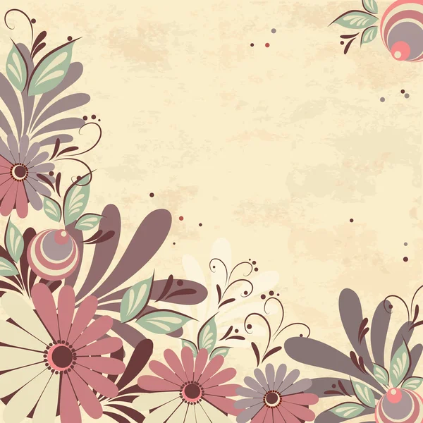 Abstract floral background — Stock Vector