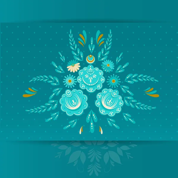 Fondo floral abstracto — Vector de stock