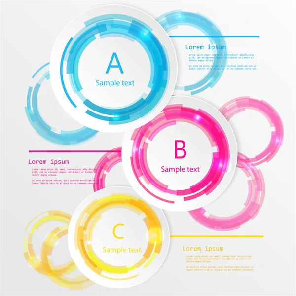 Colorful circles — Stock Vector