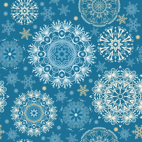 Beautiful snowflakes — Stock Vector