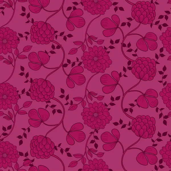 Floral sans couture — Image vectorielle