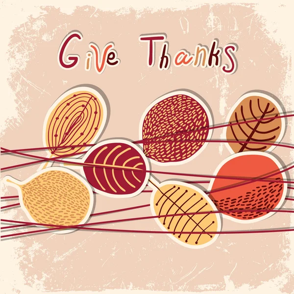 Joyeux Thanksgiving — Image vectorielle