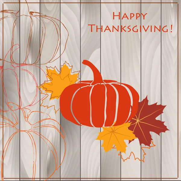 Joyeux Thanksgiving — Image vectorielle