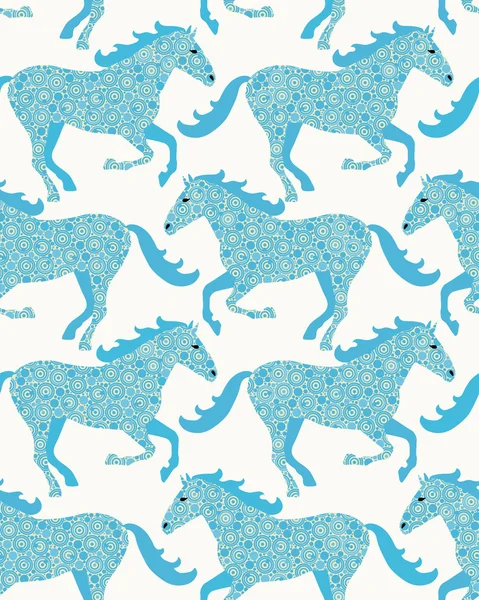 Horse seamless pattern — Stockvector