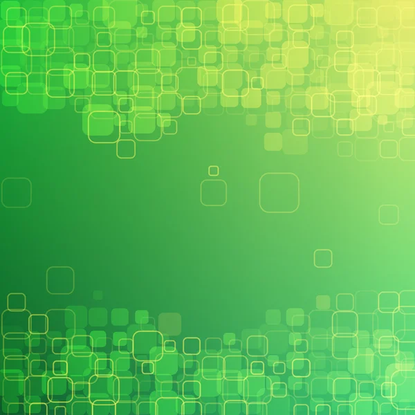 Fond abstrait vert et jaune — Image vectorielle