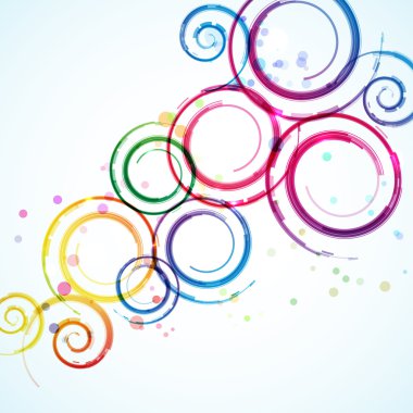 spiraller arka plan
