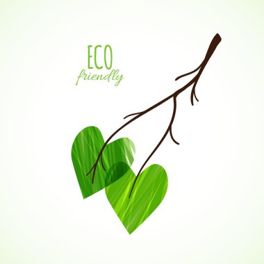 Yeşil yapraklar soyut arkaplan.