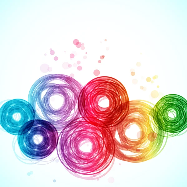 Kleurrijke cirkels — Stockvector