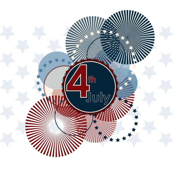 4 of July — Stock Vector