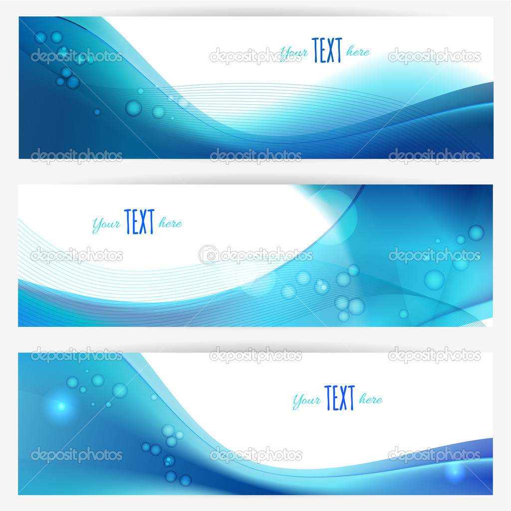 Abstract banners