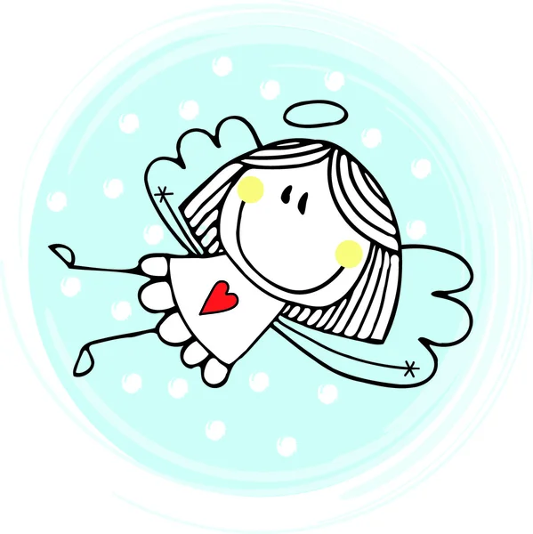 Featured image of post Cute Angel Drawing Cartoon Cute little angel cartoon free vector