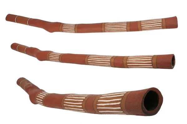 Didgeridoo, muziekinstrument van de Australische aboriginals — Stockfoto