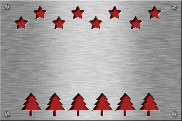 Noel ağaçları ve yıldızları