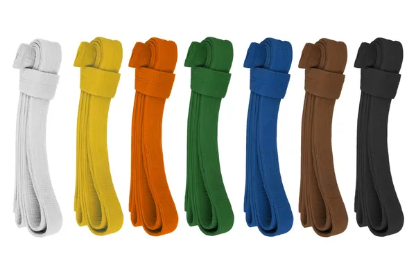 Colored belts — Stock Photo, Image