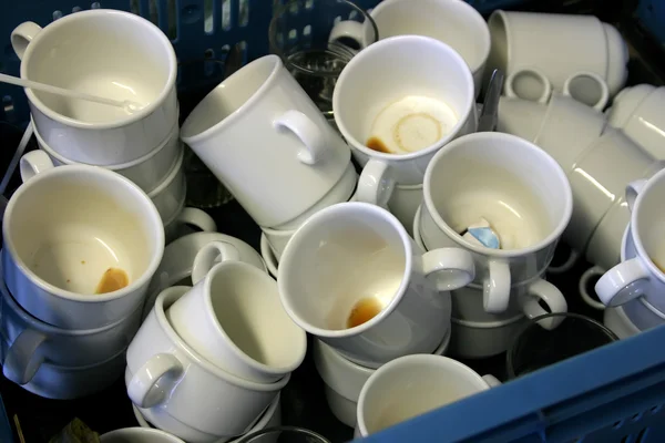 Dirty cups — Stock Photo, Image