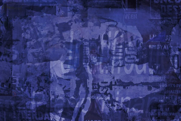 Mavi Grunge Arkaplanı