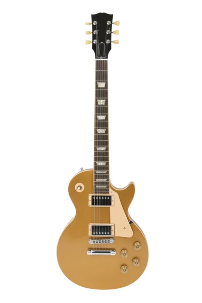 Guitarra elétrica (Gibson Les Paul Gold Top ) — Fotografia de Stock