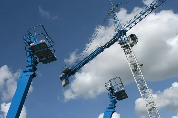 Crane And Lifts — Stock Photo, Image