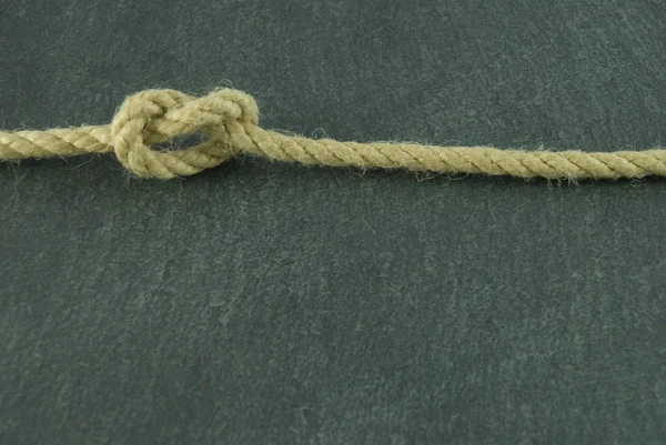 A rope with a knot — Stock Photo, Image