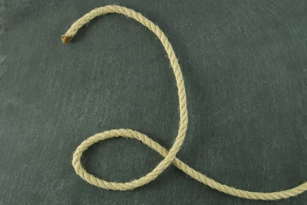Um dois de corda — Fotografia de Stock