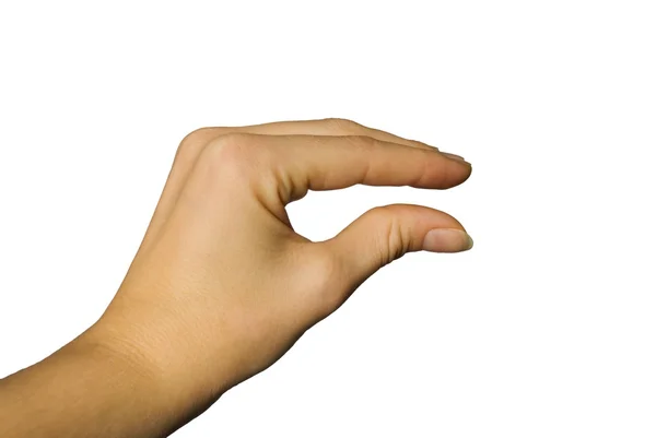Bir şey gösterilen parmak — Stok fotoğraf