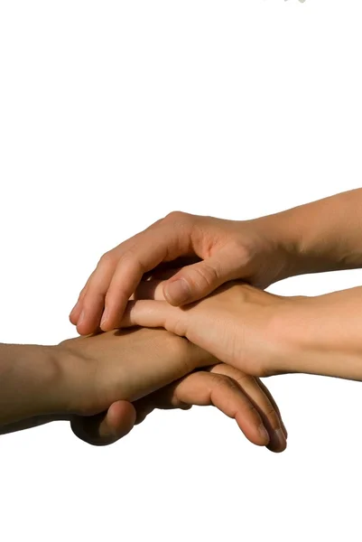 Hands symbolizing power — Stock Photo, Image