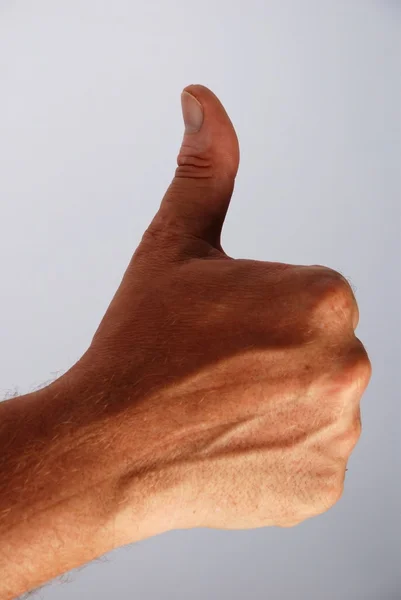 One thumb up — Stock Photo, Image