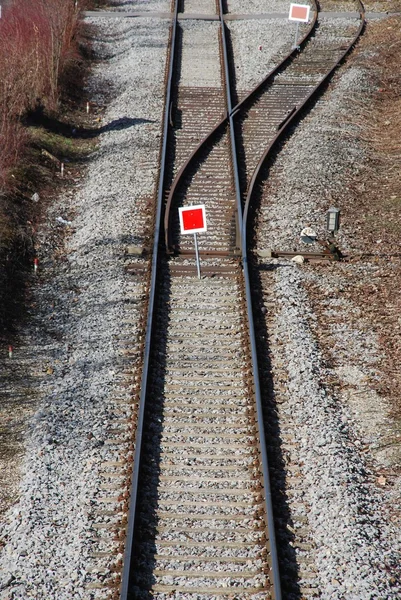 Train switch — Stock Photo, Image